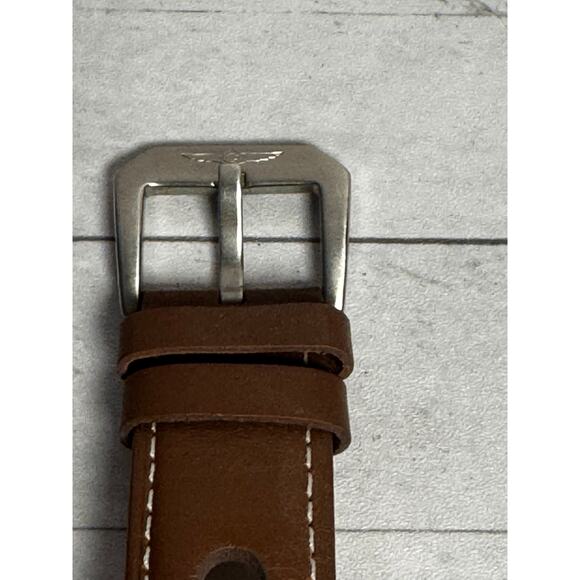 NEW Invicta 16010 Men's S1 Rally Chronograph White Dial Brown Leather SS Watch - Picture 4 of 6